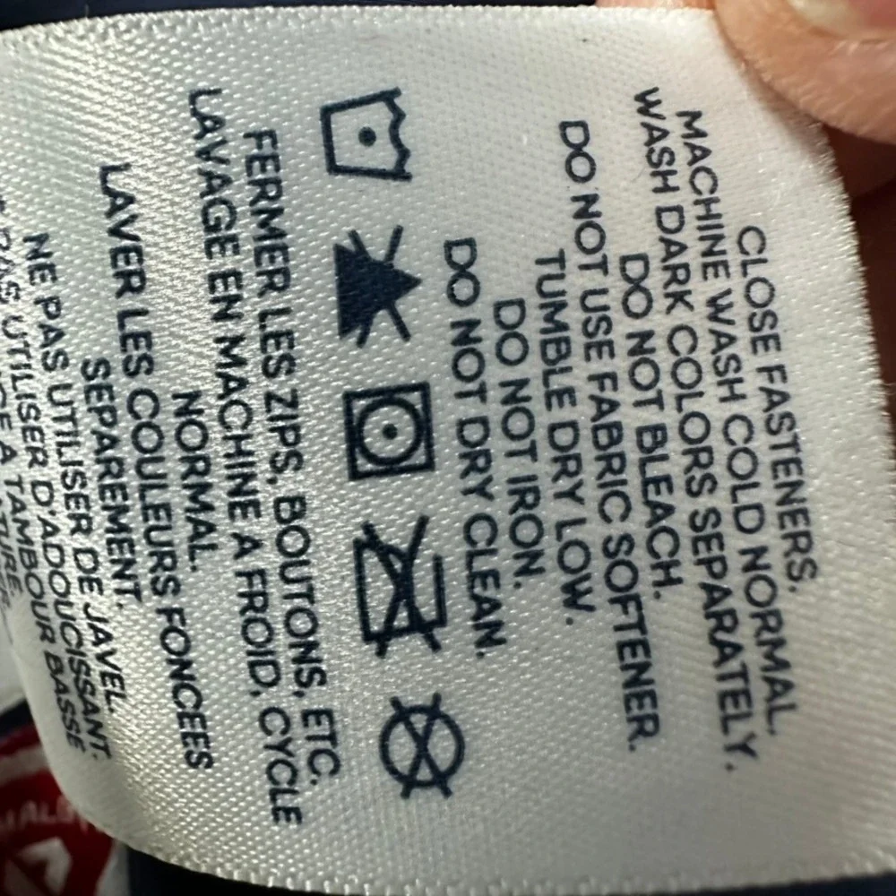 Lands End Kids Large (10-12) Galaxy Print Puffer Jacket Blue Teal Star Full Zip